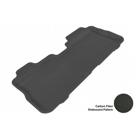 3D Maxpider CHEVROLET EQUINOX/ GMC TERRAIN 2010-2014 KAGU BLACK R2 2 HOOKS Floor Mat L1CH01421509